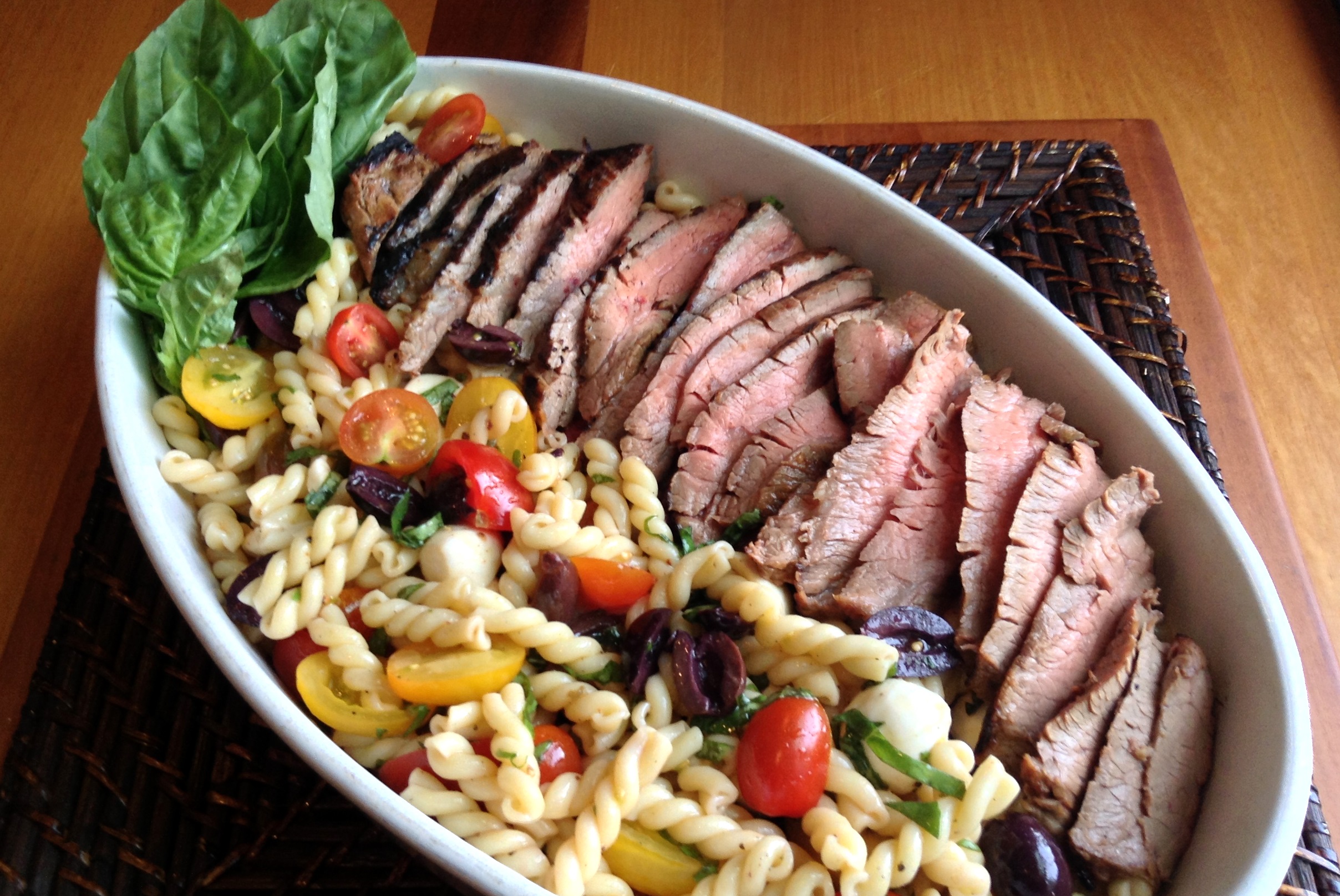 Grilled Steak and Pasta Salad Schlotterbeck & Foss
