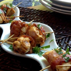 Bacon Wrapped Chicken Bites Recipe