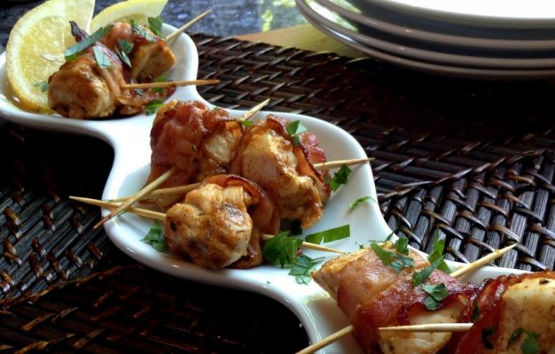 Bacon-Wrapped Chicken Bites Recipe – Schlotterbeck & Foss