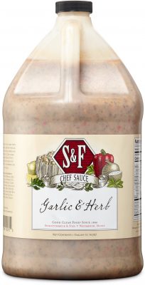 S&F Garlic & Herb Food Service Sauce