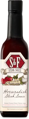 S&F Meat Condiments Horseradish Steak Sauce