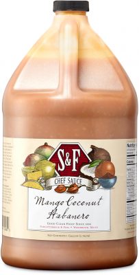 S&F Mango Coconut Habanero Food Service Sauce