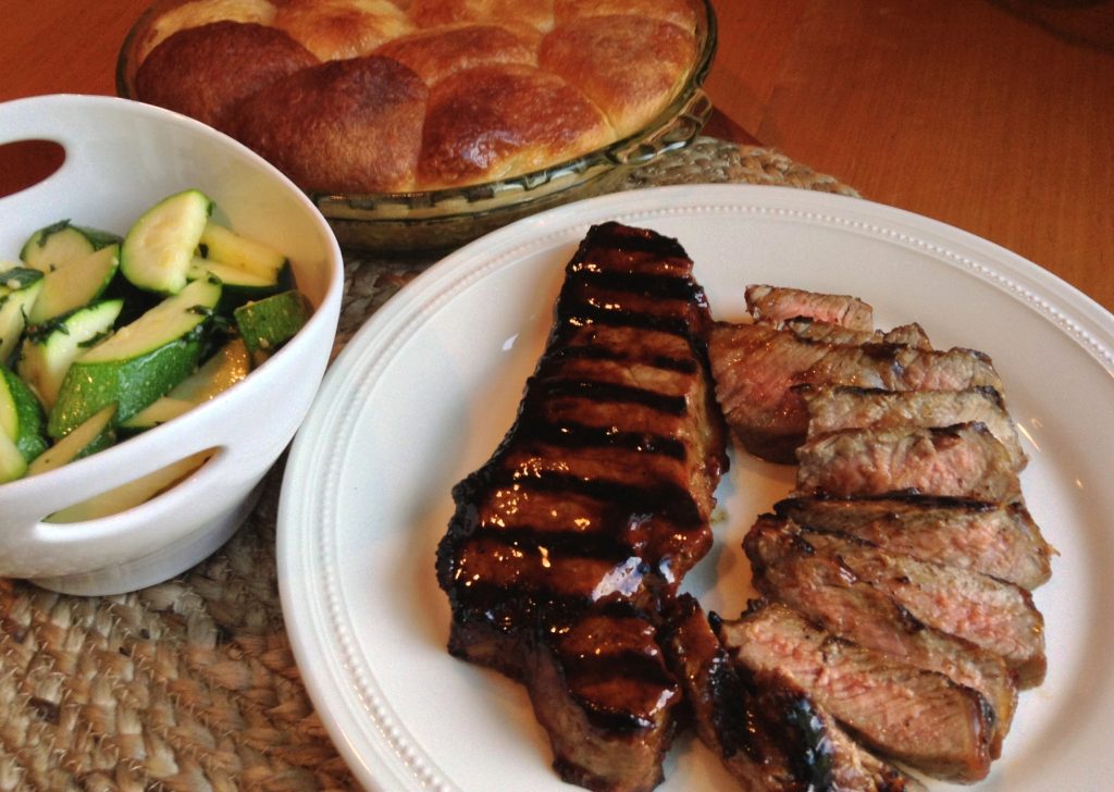 RestaurantStyle Strip Steaks Recipe Schlotterbeck & Foss