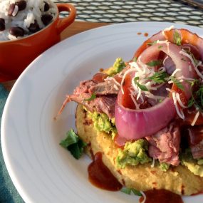 S&F BBQ Beef Tostada Recipe