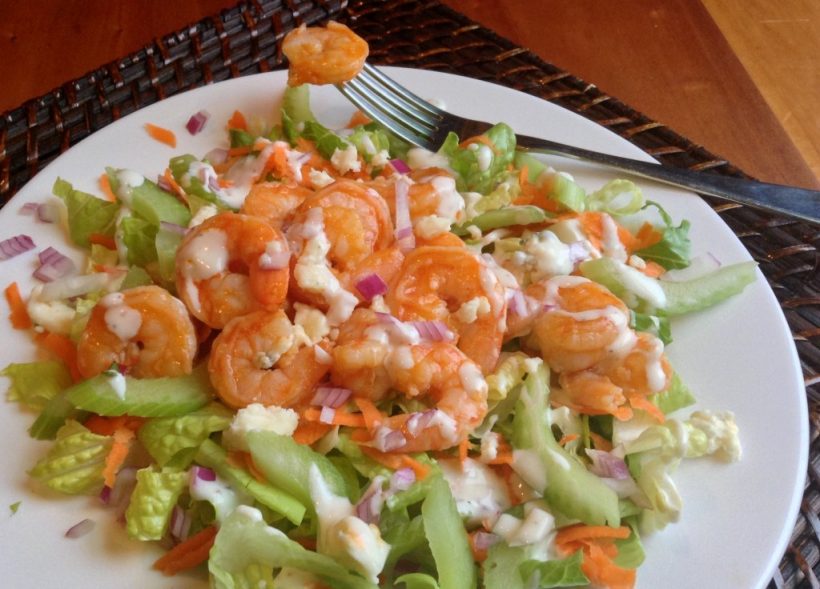 Buffalo Shrimp Salad Recipe