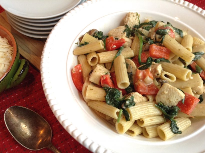 S&F Chicken and Spinach Ziti Recipe