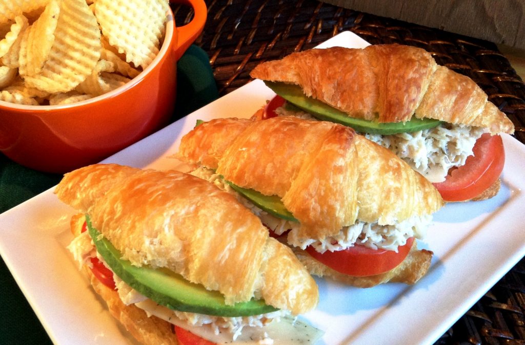 Crab and Avocado Croissant Sliders Schlotterbeck & Foss