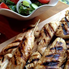 S&F Honey Mustard Chicken Skewers Recipe