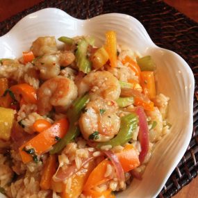 S&F Sweet Chili Shrimp Rice Bowls Recipe