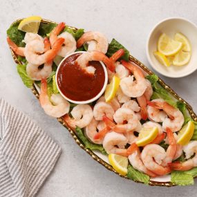 New Orleans Shrimp Cocktail with Creamy Cajun Sauce