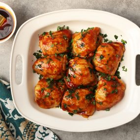 Bone-In Bourbon Chicken Thighs