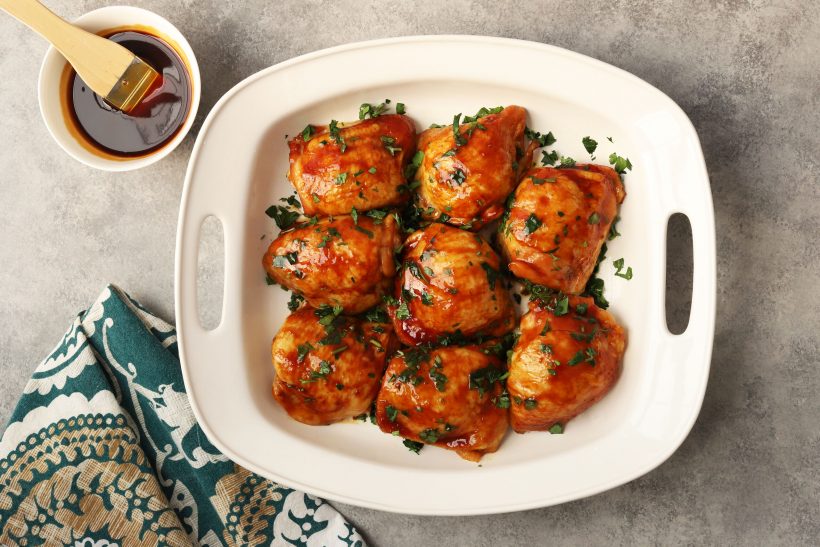 Bone-In Bourbon Chicken Thighs