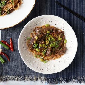 Stir-Fried Ginger Teriyaki Noodles