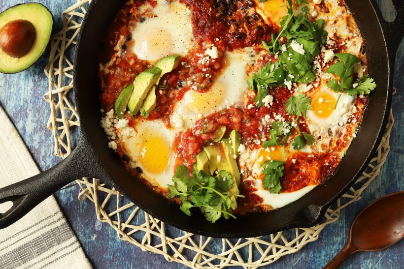 Cast Iron Skillet Huevos Rancheros