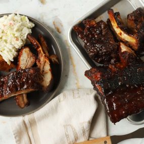 Slow Cooker Maple Chipotle Pork Ribs