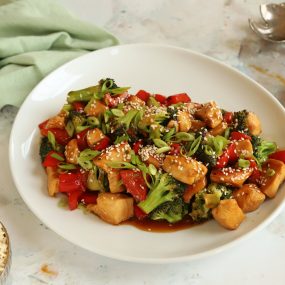 Teriyaki Chicken and Broccoli Bowl